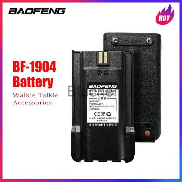 Walkie Talkie Baofeng Walkie Talkie BF1904 74V 4200mAh Liion Batería BL1904 Accesorios de radio bidireccional BF1904 Radio portátil Batería de repuesto x0802