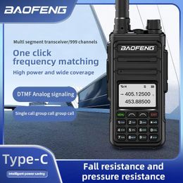 Talkie-walkie BaofengUVK5talkie-walkie NOAA Weather Channel AM recevoir longue distance professionnel civil extérieur partir en road trip UV multi-bande 231023
