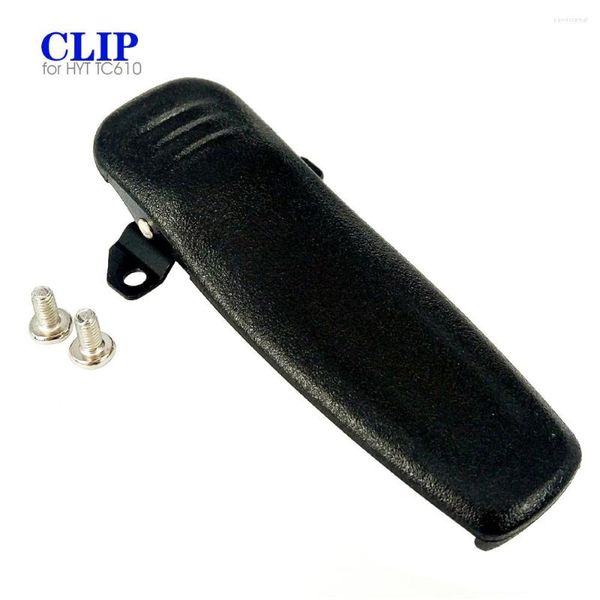 Clip de ceinture arrière de batterie pour talkie-walkie, pour HYT HYTERA TC508 TC510 TC500S TC580 TC610 PD502 PD562, Radio bidirectionnelle avec vis