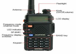 Walkie Talkie BF UV5R Two Way Radio Scanner Handheld Police Fire Ham Wireless Transceiver8809204
