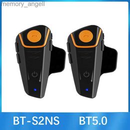 Walkie Talkie BT-S2NS Motorhelm BT Headset Intercom Moto Waterdicht Multi BT Interphone 1000M Interfones MP3 FM Intercomunicador HKD230925