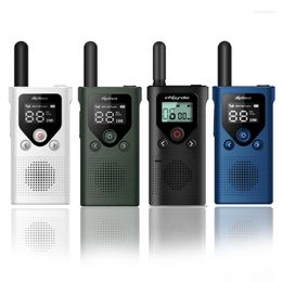 Walkie Talkie Chierda CD18P Design 2 km Bereik Twee oortelefoon 3.7V Batterijarm Retevi Profesional Mini -luidspreker