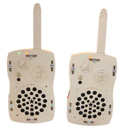 Walkie talkie enfants talkies diy set wood cadeaux d'anniversaire à longue portée