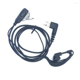 Collier de serrage pour talkie-walkie, prise PM, casque d'écoute à 2 broches, pour Motorola Cp040 Cp140 Ep450 Cp150 Gp3188 Gp88s Mag One A8 Gp300 Hyt, Etc.