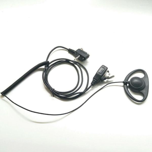 Auricular acústico Walkie Talkie D para Yaesu Vertex Radio VX-160 VX-168 VX-180 VX 231 VX424 VX427 VXF 10 VXF20