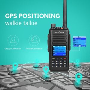 Talkie-walkie Dmr UHF VHF Radio bidirectionnelle numérique DM-1702 jambon double bande avec fonction GPS Amateur Tier II
