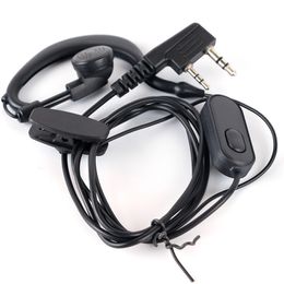 Walkie talkie earphone K head es adecuado para todo tipo de auriculares con cable Baofeng originales