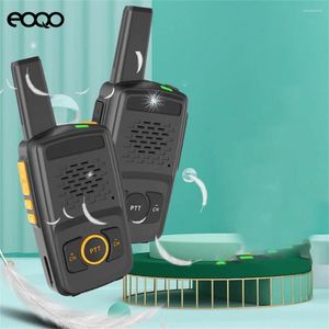 Walkie Talkie Eoqo Mini USB Quick Charge Radio Comunicador Long Range Kids Walkie-Talkie voor El Business 2-stuks