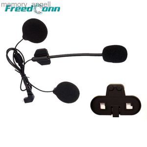 Walkie Talkie Freedconn Motor T-COM Bluetooth Helm Interphone Microfoon/Hoofdtelefoon + Clip Mount HKD230925