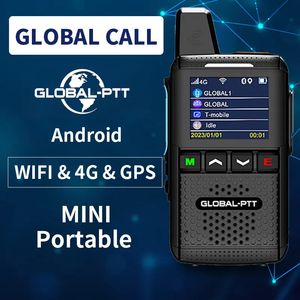 Walkie Talkie Global ptt MX2 Android WIFI 4G GPS POC Draadloze set Tweeweg mini draagbare radio Type C Lange afstandscommunicator 231019