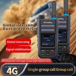 Talkie-walkie Global Zello M16 4G réseau complet Bluetooth WiFi GPS Distance illimitée pour 5000 kilomètres d'interphone Intellige