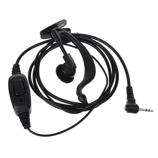 Talkie-walkie casque 1pin 2.5mm jack ptt moteur microphone t6200 tklr t3 t6 radio