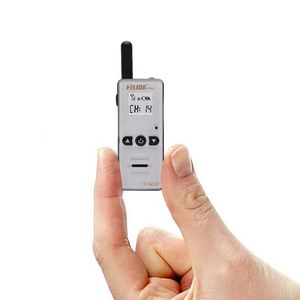 Walkietalkie HELIDA T-M2D 2W Super Mini Two Way Radio FRS GMRS UHF 400-520MHz