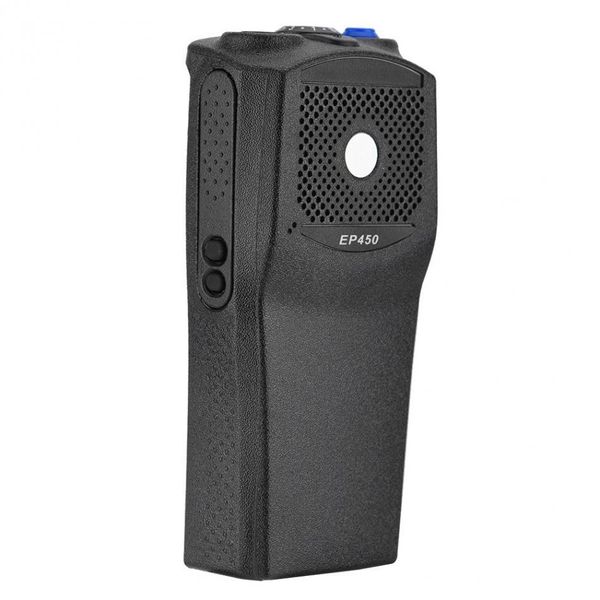 Coque de remplacement pour boîtier de talkie-walkie pour Motorola Radio PR400 EP450 Kit de boîtier avantAvec 2 boutons, vous pouvez régler le volume et sélectionner le canal