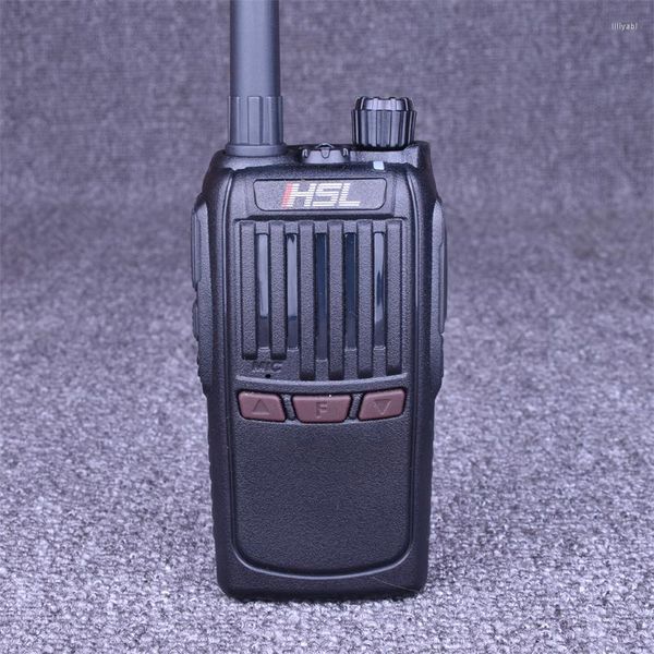 Walkie Talkie HUOSLOOG HSL-U8 8W Radio bidireccional UHF 400-470Mhz Portátil CB 16CH Comunicador Transmisor Transceptor