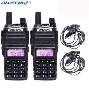 Interphone talkie-walkie pour UV-82 double Radio PTT Radio bidirectionnelle AU/EU/UK/US talkie-walkie HKD230922