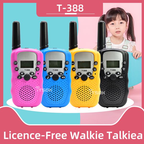 Talkie-walkie ITSOK T388 enfants 2 pièces Radio pour enfants bidirectionnelle enfants cadeau d'anniversaire enfant jouets pour garçons filles 221119