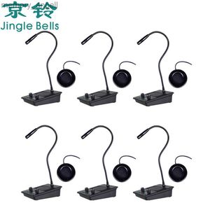 Talkie-walkie JINGLE BELLS 6 PCS de système d'interphone de compteur de fenêtre haut-parleur bidirectionnel double pour la banque d'interphone d'hôpital de bureau de billetterie de chemin de fer HKD230925