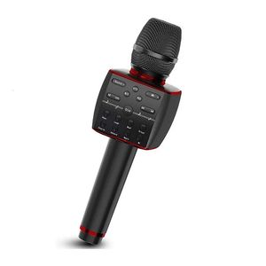 Talkie-walkie Karaoké Microphone Bluetooth Sans Fil Professionnel Micro Dynamique Portable Machine de Chant pour La Maison KTV Fête Adulte/Enfant Cadeau 231023