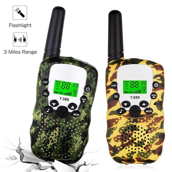 Talkie-walkie pour enfants, émetteur-récepteur portable portable, téléphone Radio, Interphone, 3KM, Mini jouets, cadeaux, 221108