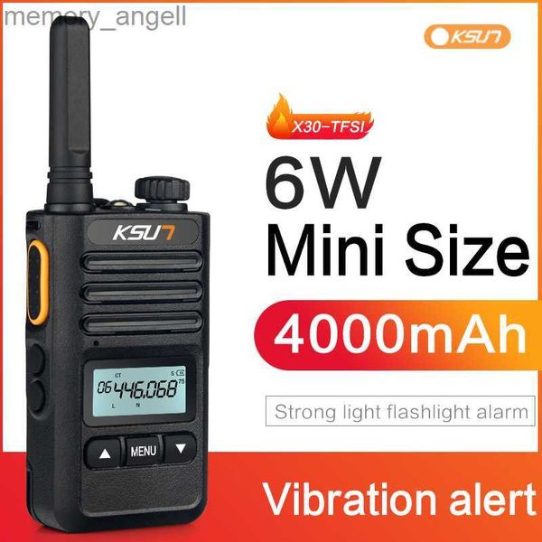 Walkie Talkie KSUT X-30XKB Mini Walkie Talkie Transceptor Fm Profesional Uhf Estación De Radio Reloj Portátil Bidireccional Talkie-Walkie Inalámbrico HKD230922