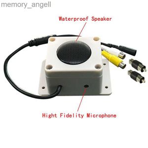 Talkie-walkie Microphone Haut-parleur en 1 appareil pour caméra de sécurité extérieure étanche pour caméra IP Enregistrement audio Interphone radio bidirectionnel HKD230925