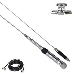 Talkie-walkie Nagoya Antenne Mobile NL-770R UHF VHF Double Bande Clip Mount Coxial Câble Pour QYT KT-980plus KT-8900 KT-8900d BJ-218 Autoradio