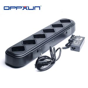 Walkie Talkie OPPXUN Multiplex Oplader 6 Manier Talkies voor Motorola GP3688 GP3188 EP450 PR400 CP140 CP150 CP160 CP180 CP200 CP250 Radio's 231019