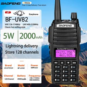 Talkie-walkie En option 5W 8W Baofeng UV-82 Talkie-walkie 10 km Baofeng uv5r talkie-walkie radio de chasse uv 82 Baofeng UV-9R UV-5R UV-8HX UV-XR 231023
