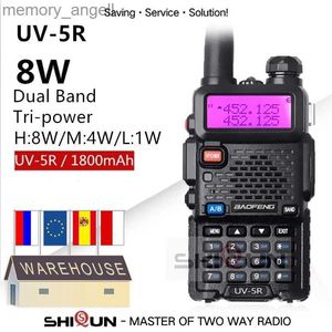 Talkie-walkie Baofeng UV-5R en option Talkie-walkie 5W/8W 10km Radio FM VHF/UHF Radio bidirectionnelle double bande UV-9R UV-82 UV-8HX UV-XR Communicador HKD230922