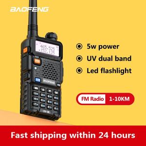Talkie-walkie original Baofeng UV-5R double bande UHF VHF 136-174MHZ 400-520MHZ FM Radio bidirectionnelle baofeng uv 5r talkie-walkie baofeng 231024