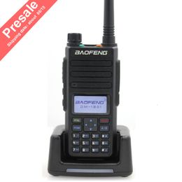 Walkie Talkie Vorverkauf Baofeng DMR DR-1801 Walkie Talkie VHF UHF 136-174 400-470 MHz Dual Band Dual Time Slot Tier 1 2 Digitalradio DR-1801 230714