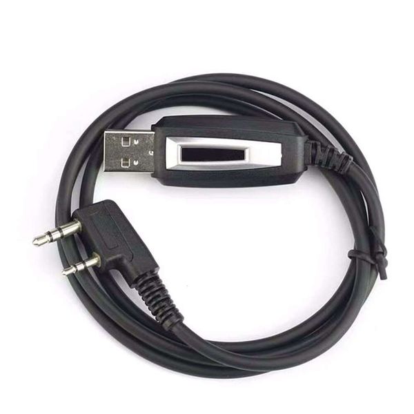 Cable de programación Walkie Talkie 50KM USB para Radio bidireccional UV-5R Bf-888s UV5R K controlador de puerto con CD Software para Baofeng