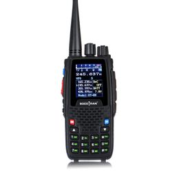Walkie Talkie Quad Band portátil Radio de dos vías KT 8R 4 bandas Intercomunicador para exteriores UHF VHF Ham Transceiver 221017