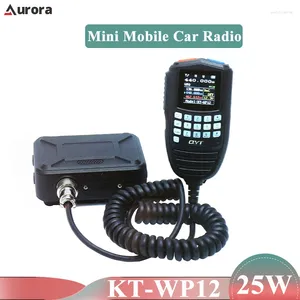 Walkie Talkie Qyt KT-WP12 / KT-9900 Mobile Car Radio 25W Double bande UHF VHF Mini LCD LCD Affichage 200 canaux Ham Radios Vox