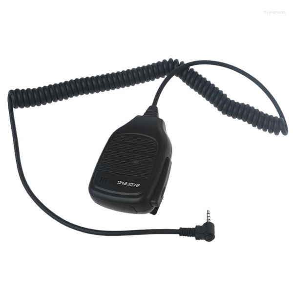 Haut-parleur d'épaule d'accessoires de radio de talkie-walkie pour le talkie-walkie BAOFEN UV3R noir