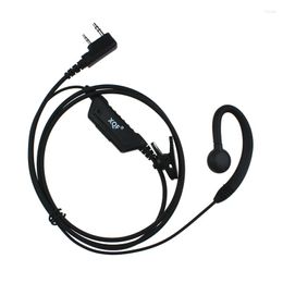 Walkie Talkie Radio Ear Hook Oortset 2 Pin voor Baofeng UV-5R UV-82 BF-888S TK-3207 TK-3107 TK-2207 TK-378G