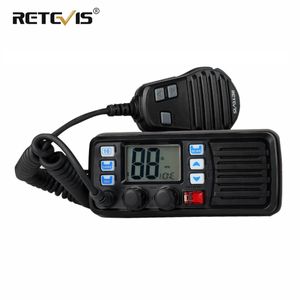 Talkie-walkie Retevis RM20 VHF Marine Radio IP67 étanche 25W 88CH avec GPS NOAA Émetteur-récepteur bidirectionnel DSC classe D à montage fixe pour bateaux 231019