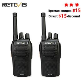 Walkie Talkie Retevis RT 2 Stuks Inbegrepen PMR FRS Draagbare Oplaadbare Talkies Micro USB Opladen Ondersteuning AA Batterij 230731