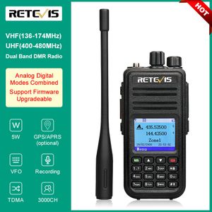 Talkie-walkie Retevis RT3S DMR Stations de radio amateur numériques-talkies Amateur professionnel bidirectionnel VHF UHF GPS APRS 5W 221119