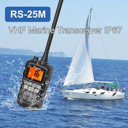 Walkie Talkie Rs 25m Marine Transceiver VHF IP X7 Waterdichte handheld Float Boat Schip Talk Two Way Radio 230816