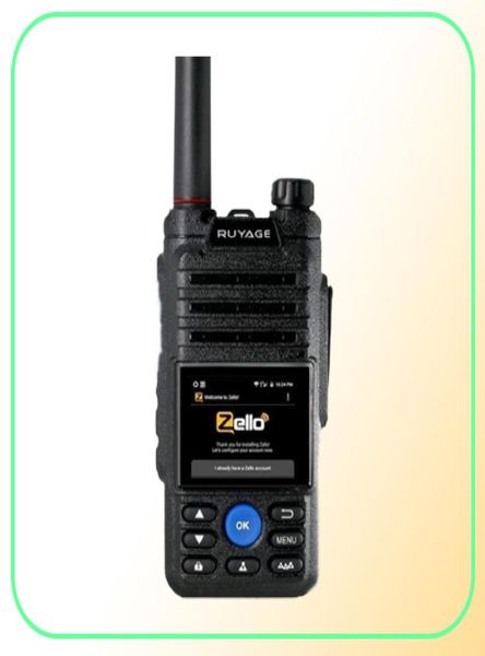 Walkie Talkie Ruyage ZL50 Zello 4G Radio avec carte SIM WiFi Bluetooth longue portée Professional puissant Radio Two Radio100Km 221024747972698