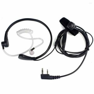 Auricular de tubo acústico oculto con micrófono de garganta Walkie Talkie con Radio bidireccional Pfor BAOFENG UV5R 888S B5 3R (stock en España y EE. UU.)