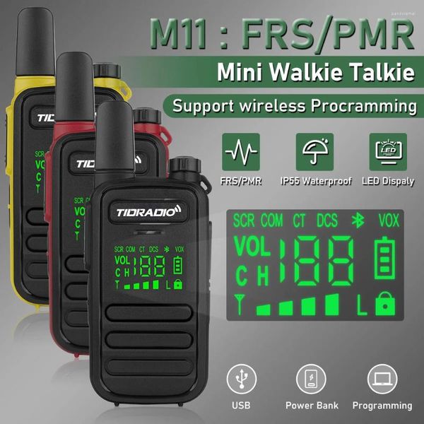 Walkie Talkie Tidradio 2PCS Portable Mini Professional PMR / FRS Communication Radio bidirection