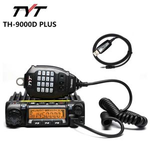 Talkie-walkie TYT TH-9000D PLUS Radio Mobile haute puissance 60/45W VHF/UHF talkie-walkie longue portée émetteur-récepteur de voiture camion Radio bidirectionnelle Mobile L2403L2403