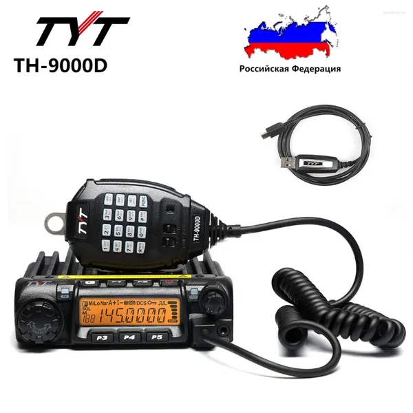 Walkie Talkie Tyt Th-9000d Plus VHF 136-174MHz 220-260MHz UHF 400-490MHz 60W 45W Radio Ham