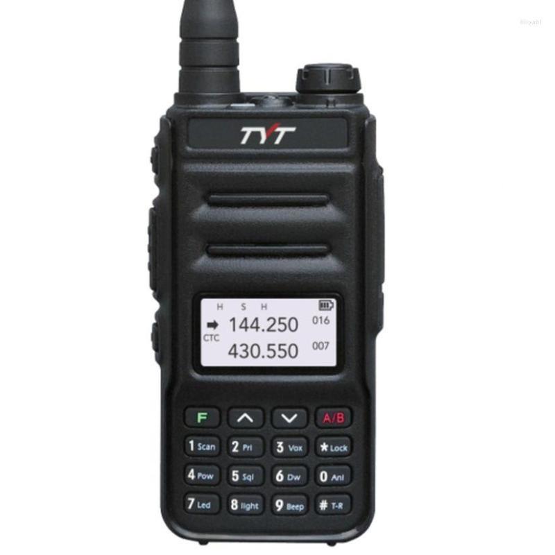 Walkie talkie tyt th-UV88 dwukierunkowy radiowy zespół UHF VHF-DOT-matrix LCD ekran dtmf comp ręcznie