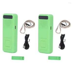 Walkie talkie uhf handheld 400-470mHz Two Way Radio oplaadbaar voor volwassenen El fietsen wandelen