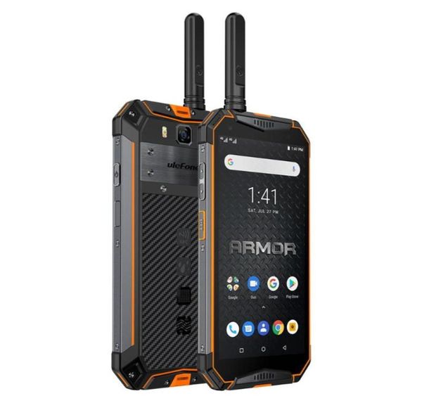 Walkie Talkie Ulefone Armor 3WT PWALKIETALKIE Phone mobile robuste WiFi Android 90 6 Go 64 Go 10300mAh NFC 4G GlobalVision Smarphone8065775