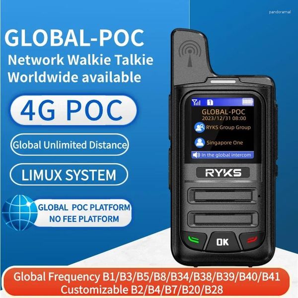 Walkie Talkie Ultimate Outdoor Mandud avec 4G Full Network Communication - Restez connecté n'importe où à tout moment